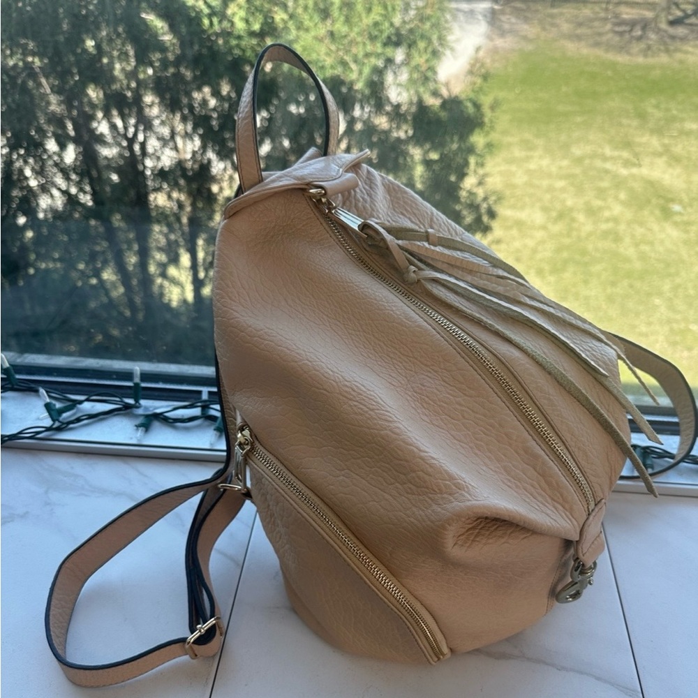 Rebecca Minkoff Textured Medium Tan Backpack